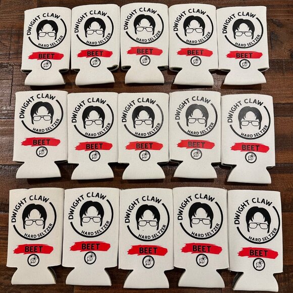 Lot of 15 New Dwight Claw Beet Cozies The Office Coozie Koozie Yeti Stanley - Picture 1 of 1